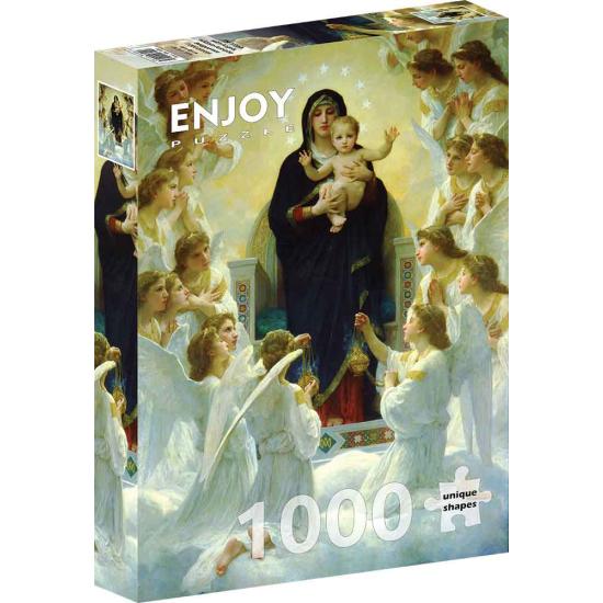 Puzzle Enjoy Virgem com Anjos de 1000 Peças