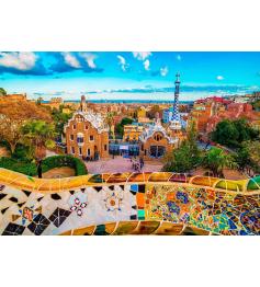 Puzzle Enjoy da vista do Parque Güell, Barcelona de 10