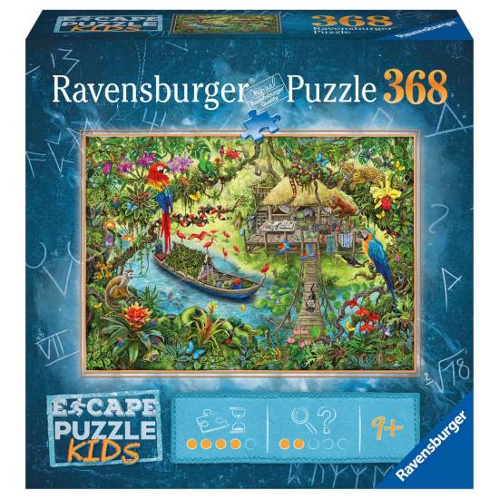Puzzle Escape Kids Ravensburger Selva de 368 peças