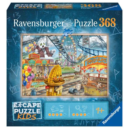 Puzzle Escape Kids Parque de Diversões Ravensburger 368 Pzs