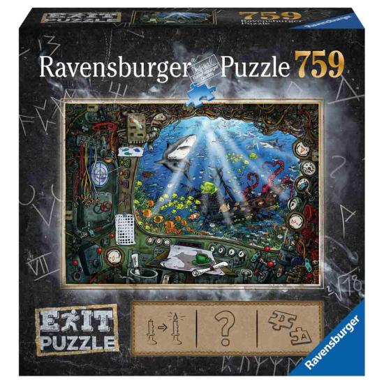 Puzzle de fuga de submarino Ravensburger 759 peças