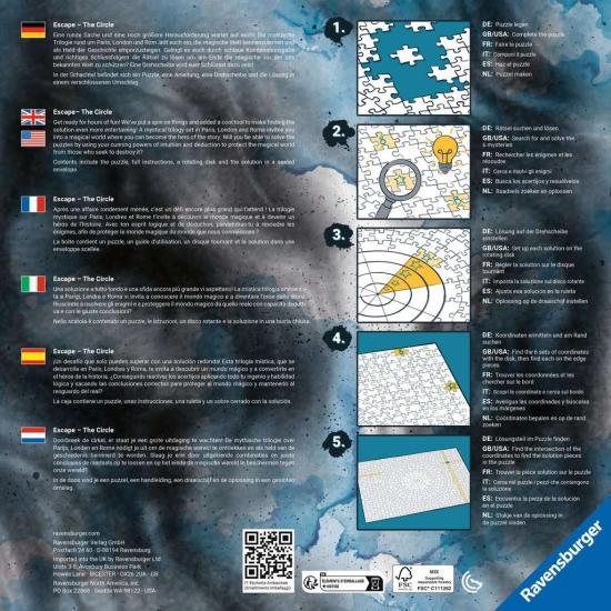 Puzzle Escape Ravensburger The Circle in Paris de 919 peças