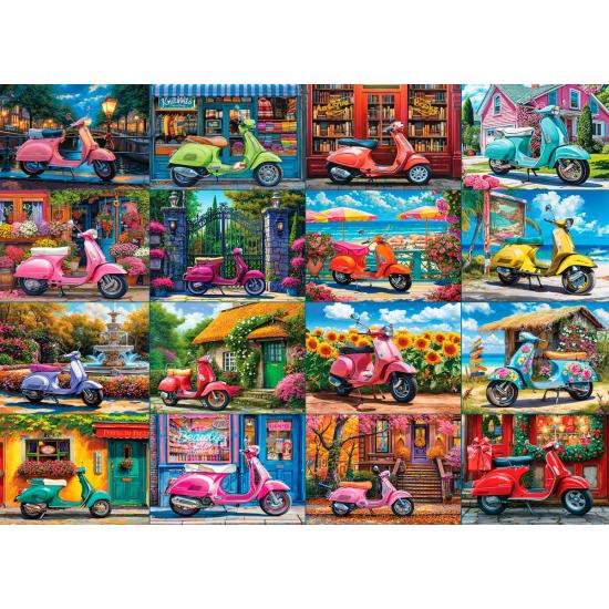 Puzzle Eurographics 16 Scooters de 1000 Peças