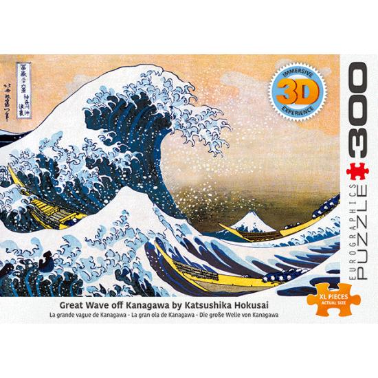 Puzzle Eurographics 3D Lenticular Grande Onda de 300 XXL P