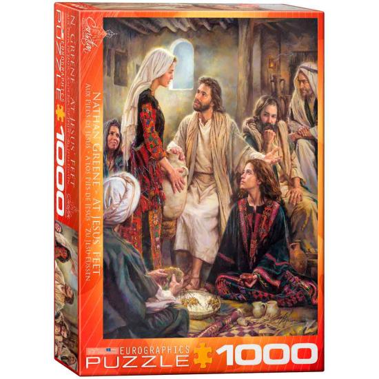 Puzzle Eurographics Aos Pés de Jesus 1000 Peças