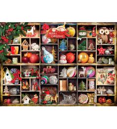 Enfeites de Natal Puzzle Eurographics 1000 Peças