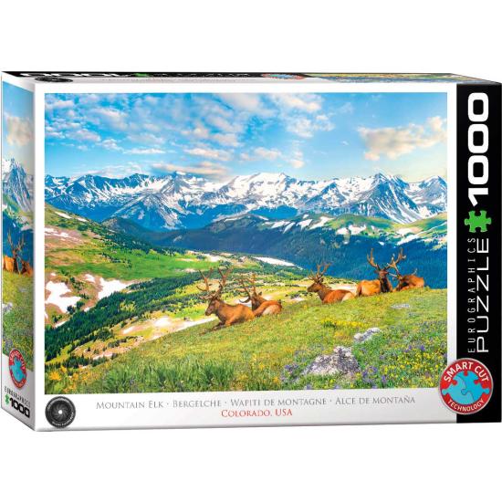 Puzzle Eurographics Alces da Montanha de 1000 peças