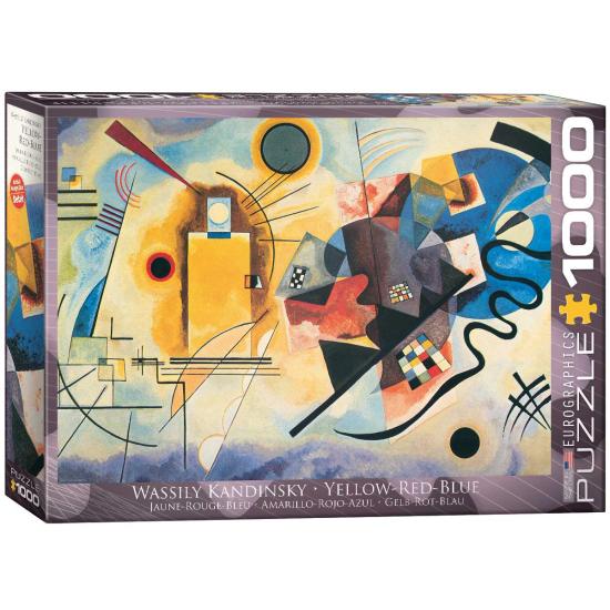 Puzzle Eurographics Amarelo-Vermelho-Azul de 1000 Peças