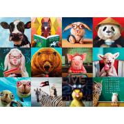 Puzzle Eurographicss Animais Engraçados 1000 Peças