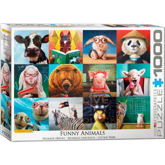 Puzzle Eurographicss Animais Engraçados 1000 Peças