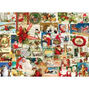 Puzzle de cartões de Natal antigos Eurographics 1000 peça