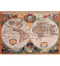 Puzzle Eurographics Mapa do Velho Mundo 1000 Peças