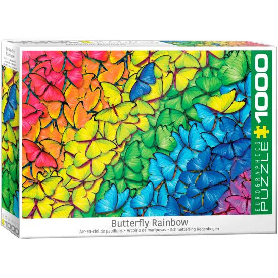 Puzzle de 1000 peças Eurographics Rainbow Butterflys