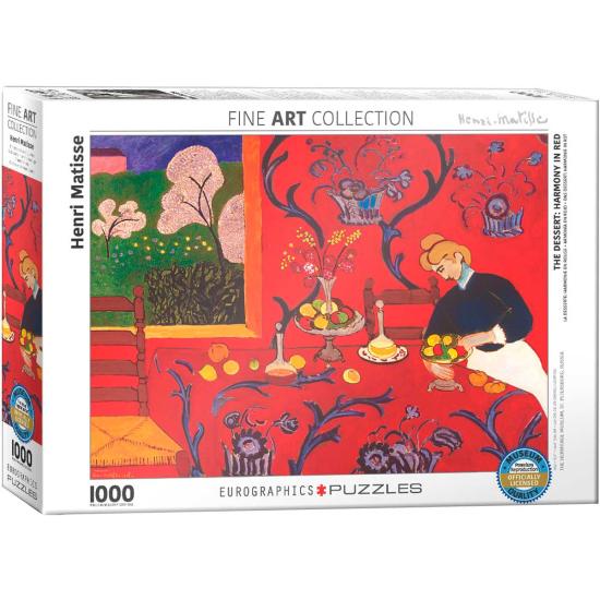 Eurographics Harmony in Red 1000 Piece Puzzle