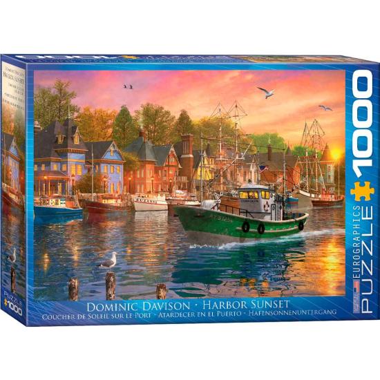Puzzle Eurographics Sunset no Porto de 1000 Peças