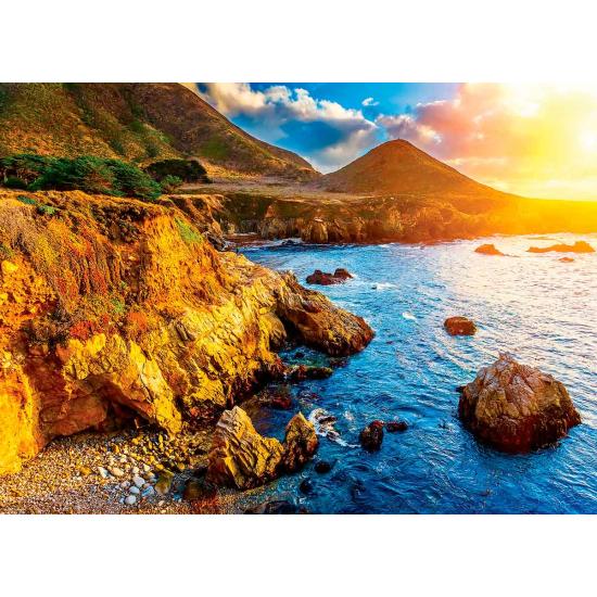 Puzzle Eurographics Sunset na costa do Pacífico de 1000 P