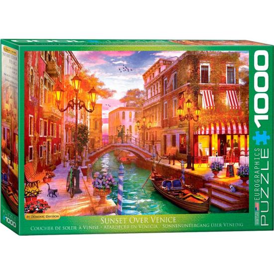 Puzzle Eurographics Sunset em Veneza 1000 peças Puzzle Eurographics Sunset em Veneza 1000 peças