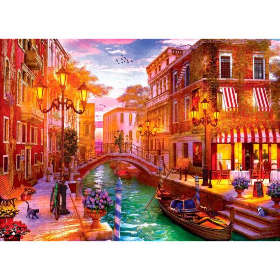 Puzzle Eurographics Sunset em Veneza 1000 peças Puzzle Eurographics Sunset em Veneza 1000 peças
