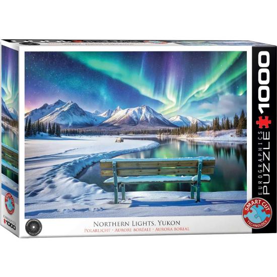 Puzzle Eurographics Aurora Boreal Do Yukon 1000 Peças