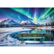 Puzzle Eurographics Aurora Boreal Do Yukon 1000 Peças