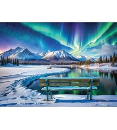 Puzzle Eurographics Aurora Boreal Do Yukon 1000 Peças