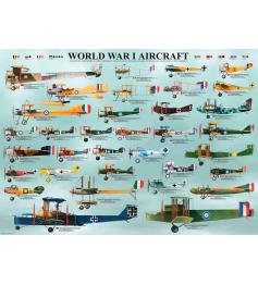 Puzzle de aviões da 1ª guerra mundial Eurographics 1000 p