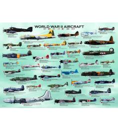 Puzzle de 1.000 peças de aviões da 2ª Guerra Mundial Euro