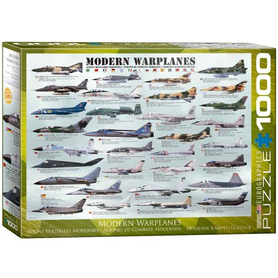 Puzzle Eurographics Modern Warplanes 1000 Peças Puzzle Eurographics Modern Warplanes 1000 Peças