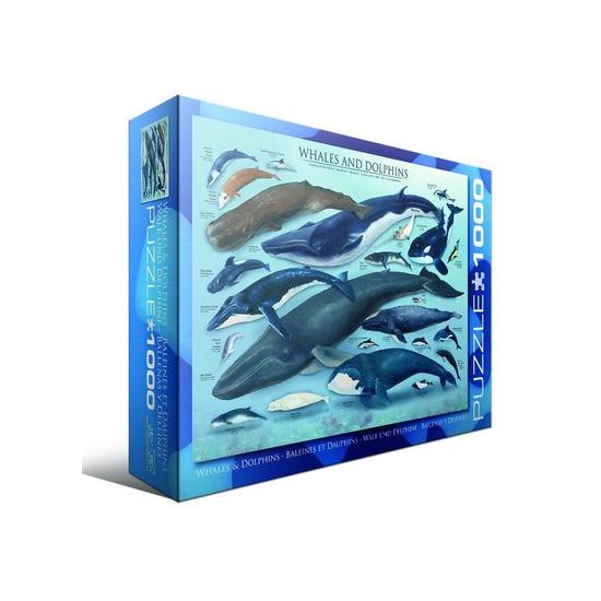 Puzzle Eurographics Baleias e Golfinhos 1000 Peças