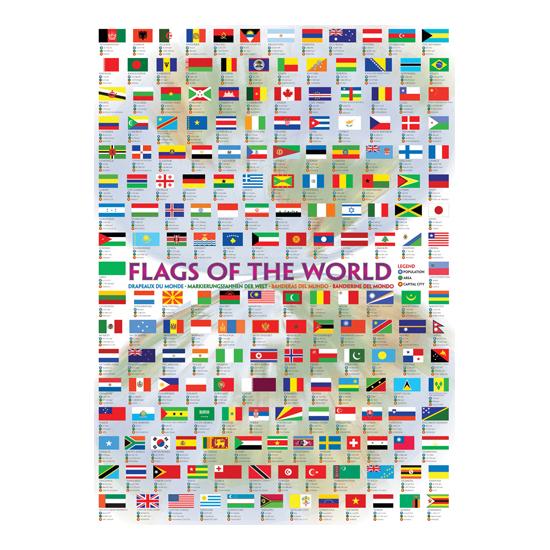 Puzzle Eurographics Bandeiras do Mundo 1000 Peças