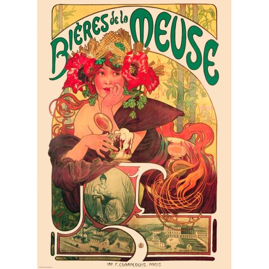 Puzzle Eurographics Bieres de la Meuse 1000 pcs