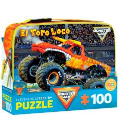 Puzzle Eurographics Lancheira El Toro Loco Monster Jam 100 Peças