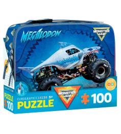 Puzzle Eurographics Lancheira Megalodon Monster Jam 100 Peças