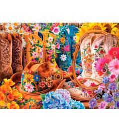 Puzzle Eurographics Botas de Cowgirl 1000 Peças