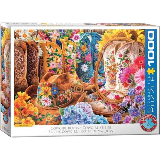 Puzzle Eurographics Botas de Cowgirl 1000 Peças