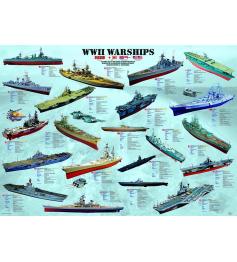 Puzzle Eurographics Navios da 2ª Guerra Mundial de 1000 Peças