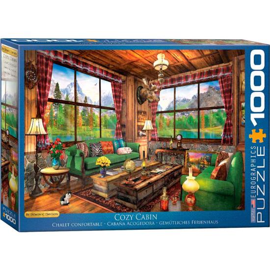 Puzzle Eurographics Cosy Cabin 1000 Peças Puzzle Eurographics Cosy Cabin 1000 Peças