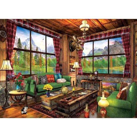Puzzle Eurographics Cosy Cabin 1000 Peças Puzzle Eurographics Cosy Cabin 1000 Peças