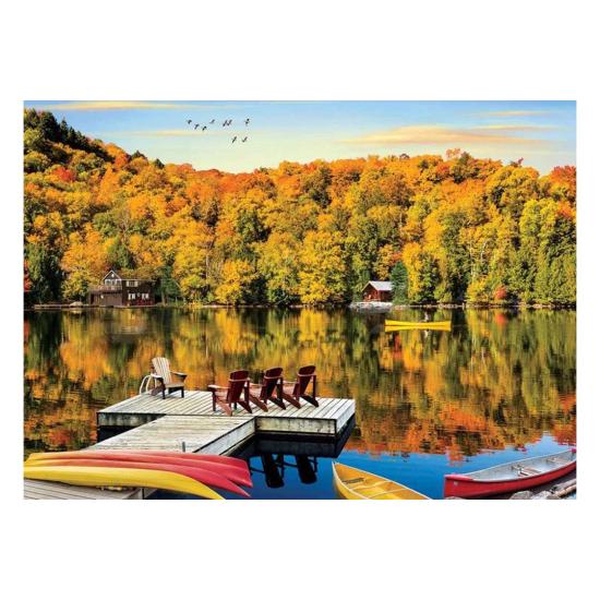 Puzzle Eurographics Cabin on the Lake, Quebec 1000 Pieces