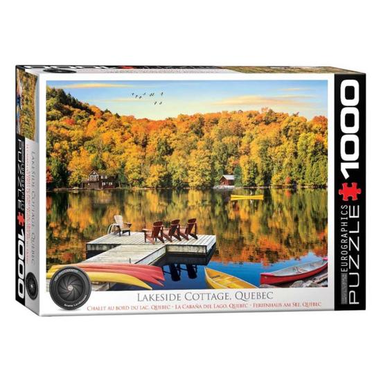 Puzzle Eurographics Cabin on the Lake, Quebec 1000 Pieces