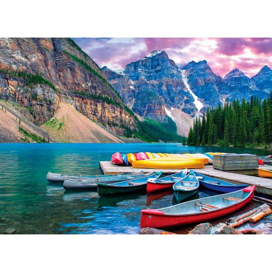 Puzzle Eurographics Canoes on the Lake 1000 peças