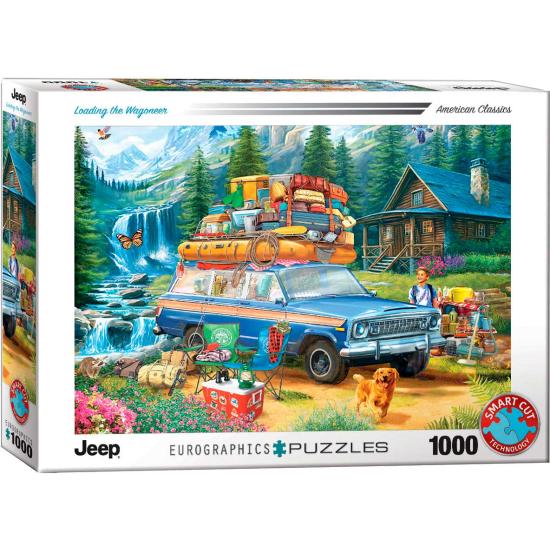 Puzzle Eurographics Carregando o Jeep de 1000 pçs Puzzle Eurographics Carregando o Jeep de 1000 pçs