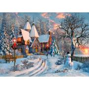 Puzzle Eurographics Country House no Natal de 1000 peças