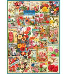 Catálogos de Sementes de Flores Puzzle Eurographics de 1000 Pzs