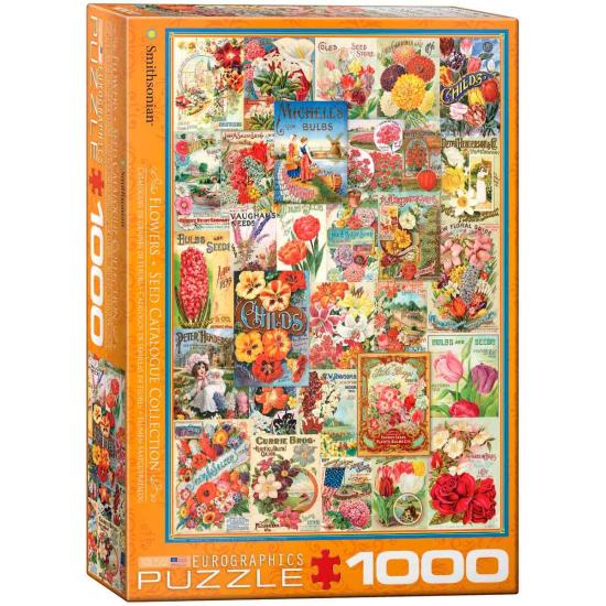 Catálogos de Sementes de Flores Puzzle Eurographics de 1000 Pzs