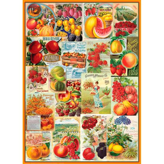 Catálogos Eurográficos Puzzle de Sementes de Frutas de 1000 Pza
