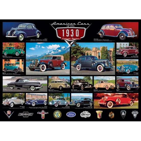Puzzle Eurographics 1930's American Cars 1000 peças