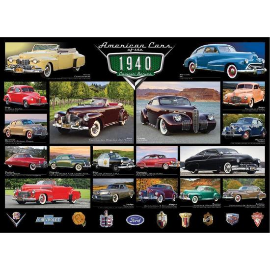 Puzzle Eurographics American Cars of 1940, 1000 Pieces