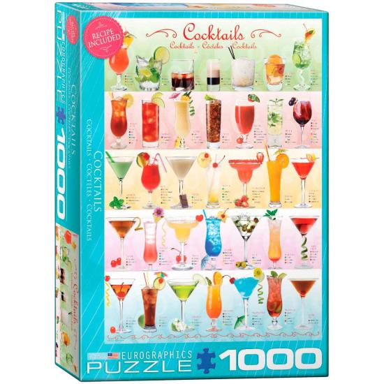 Puzzle de 1000 peças Eurographics Cocktails