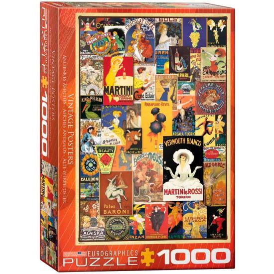 Coleção de pôsteres de Puzzle Eurographics de 1.000 peças